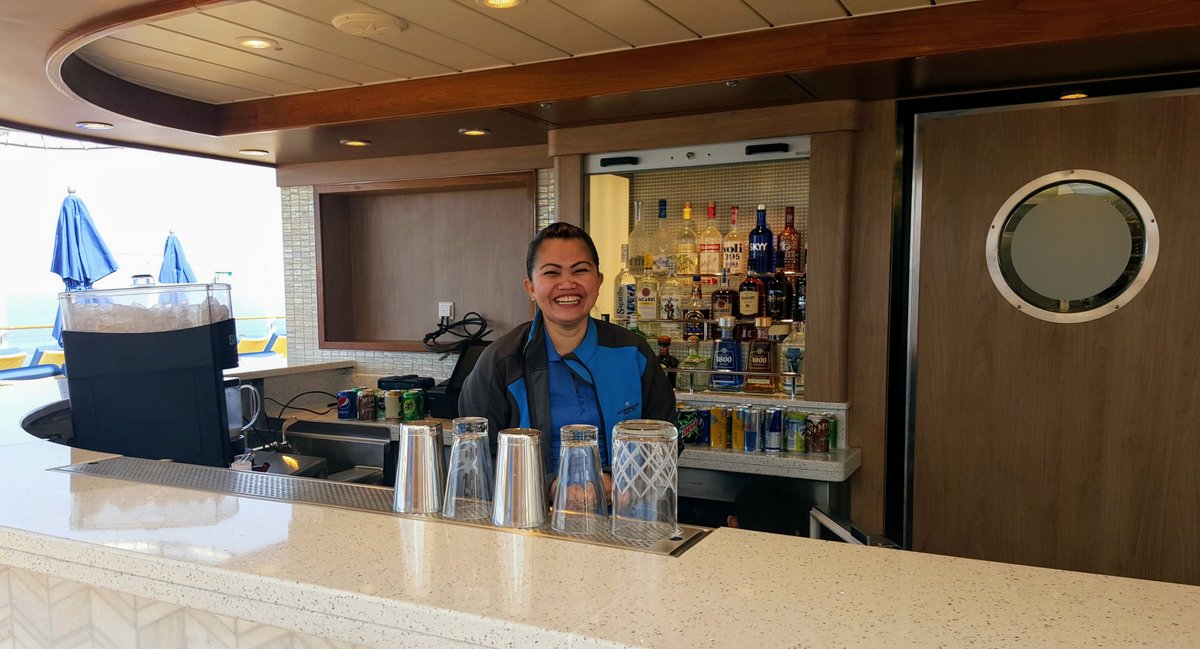 Bartender on Norwegian Bliss