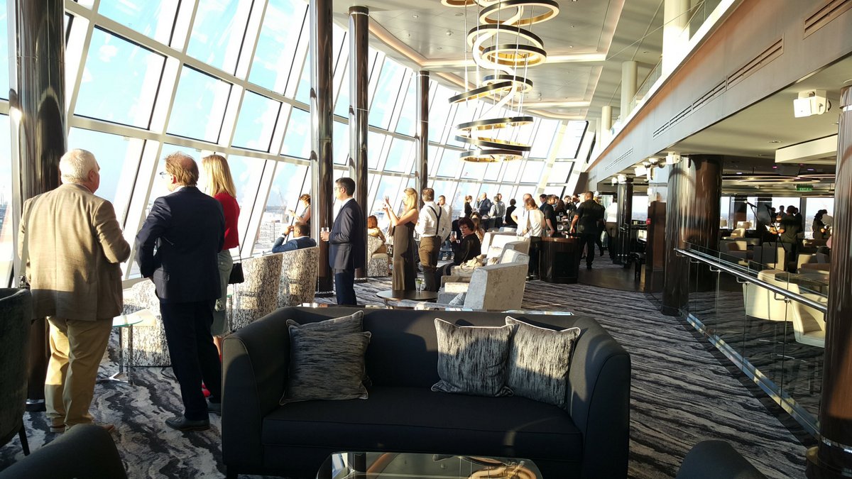 The Observation Lounge on Norwegian Bliss