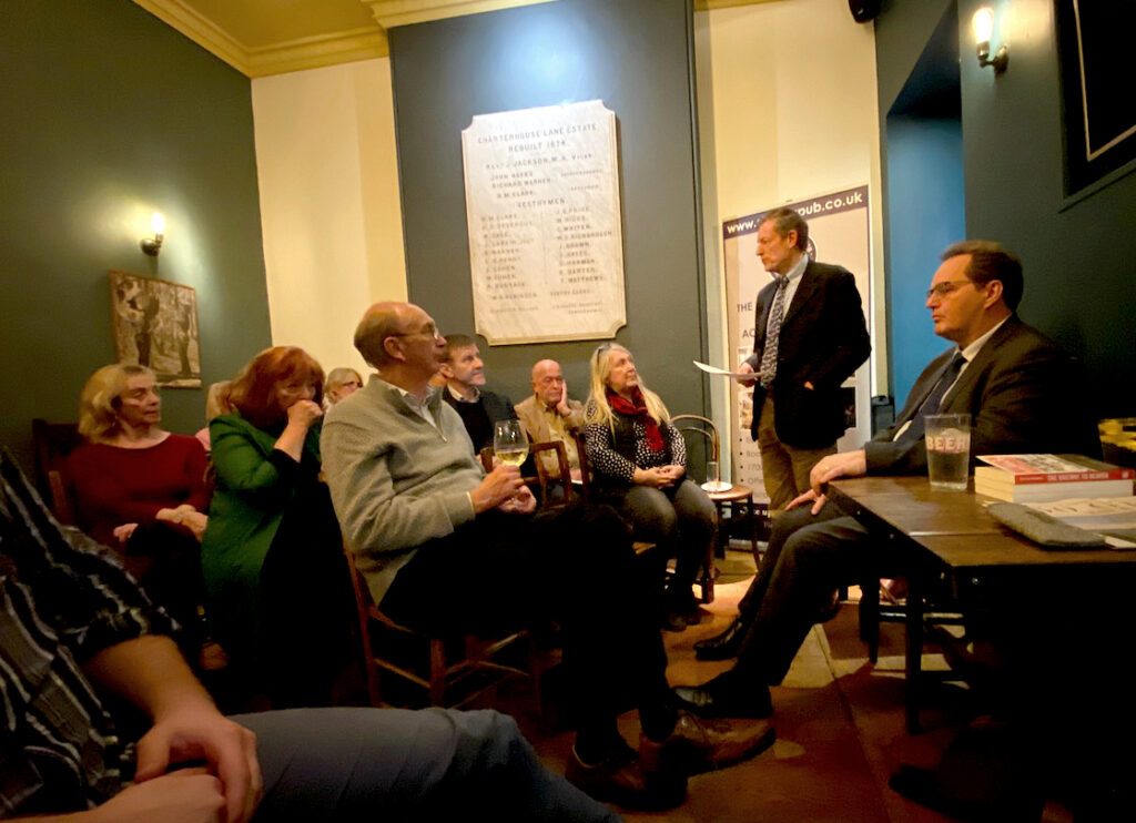 Show attendees at the BGTW Railway Evening Panel