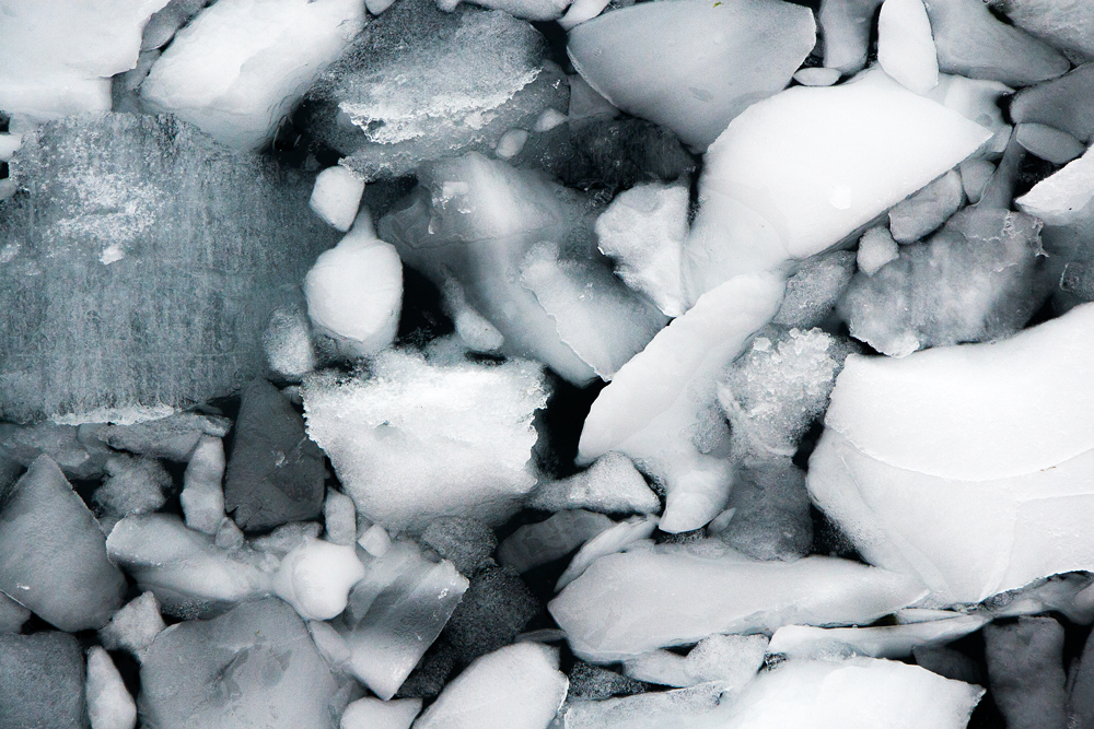 James Lowen photographed Brabant Island brash ice off the Antarctic Peninsula