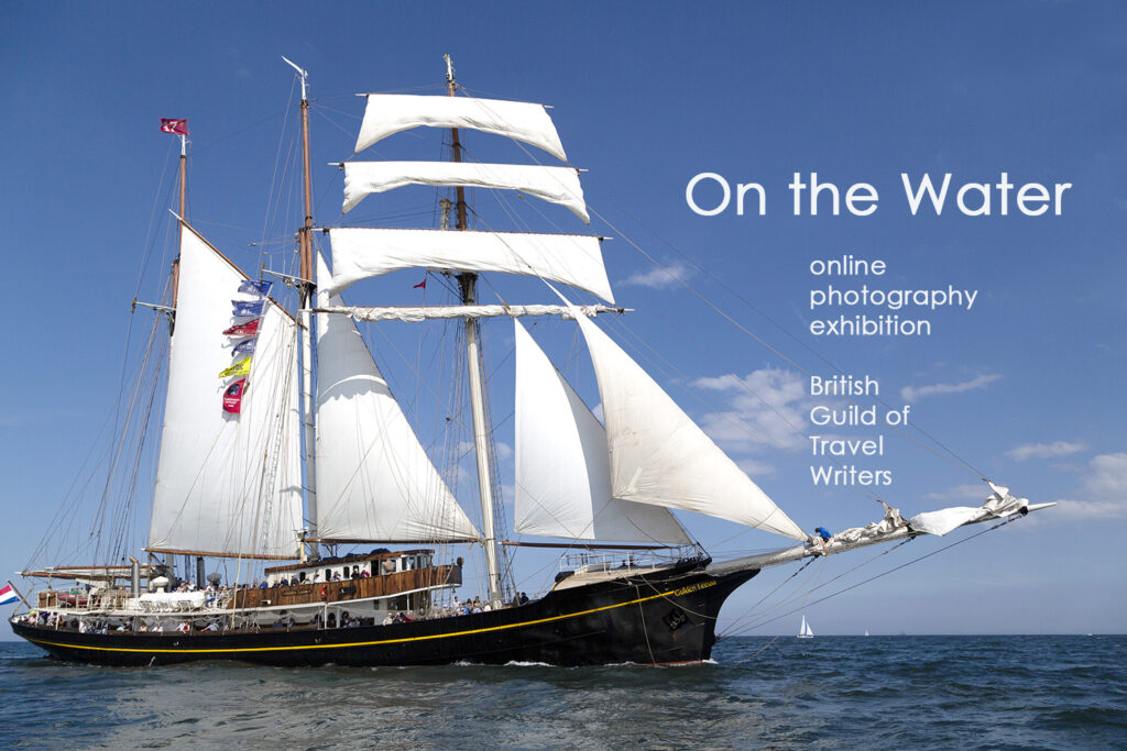 The Gulden Leeuw, a Dutch ship, on the North Sea at the beginning of the first leg of the 2018 Tall Ships Race, to Ebsjerg in Denmark