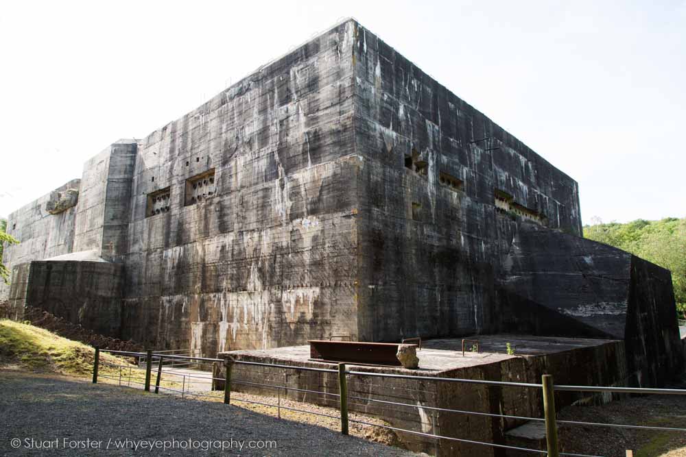 The Blockhaus d'Éperlecques, a World War Two bunker in northern France