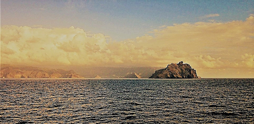 View of Nuku Hiva island in the Marquesas Islands, the most remote archipelago on the planet. Photo is part of the British Guild of Travel Writers Online Photography Exhibition: Adventure.